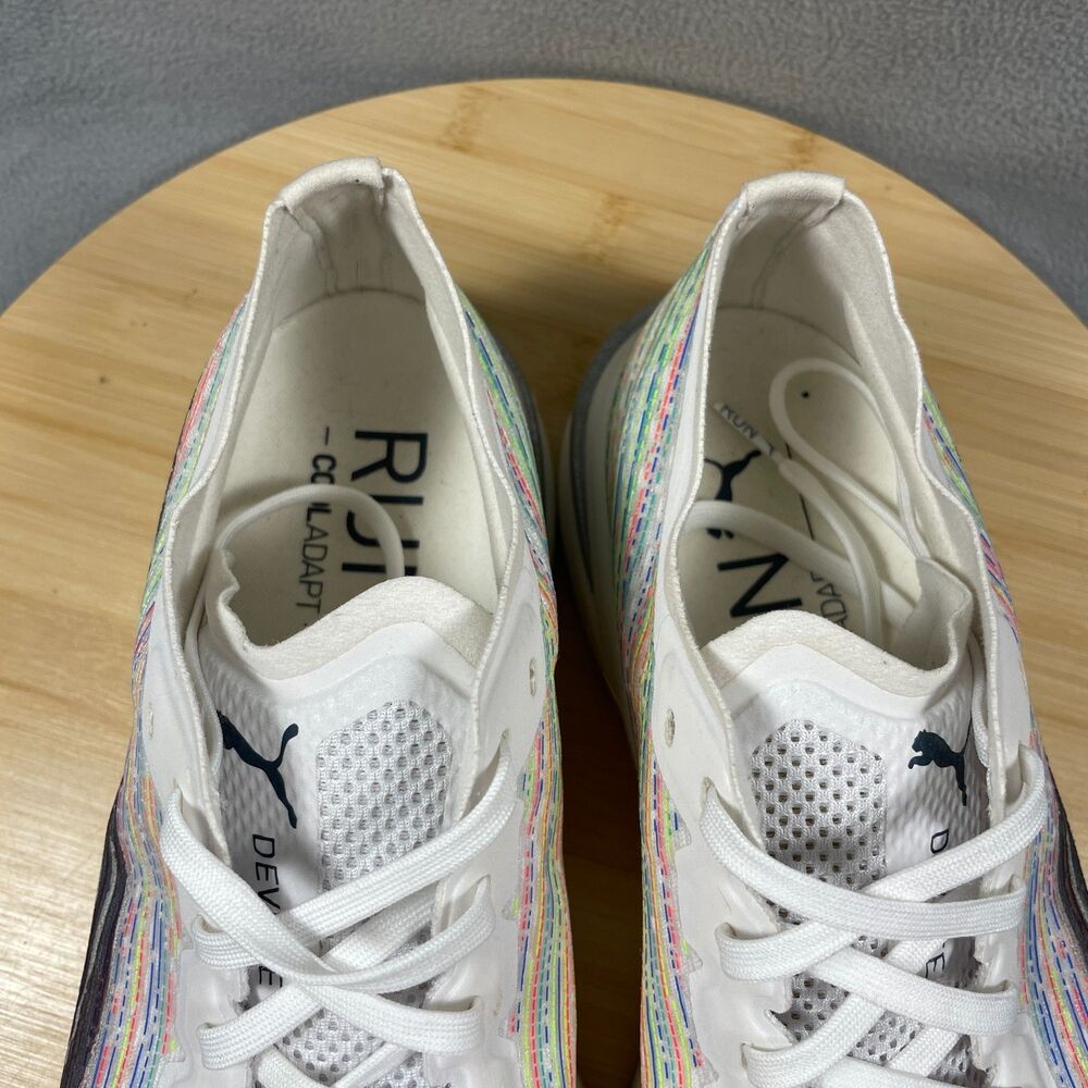 Puma Deviate Nitro Spectra Womens Size 10 Running Shoes Sneakers Multicolor - Picture 15 of 16